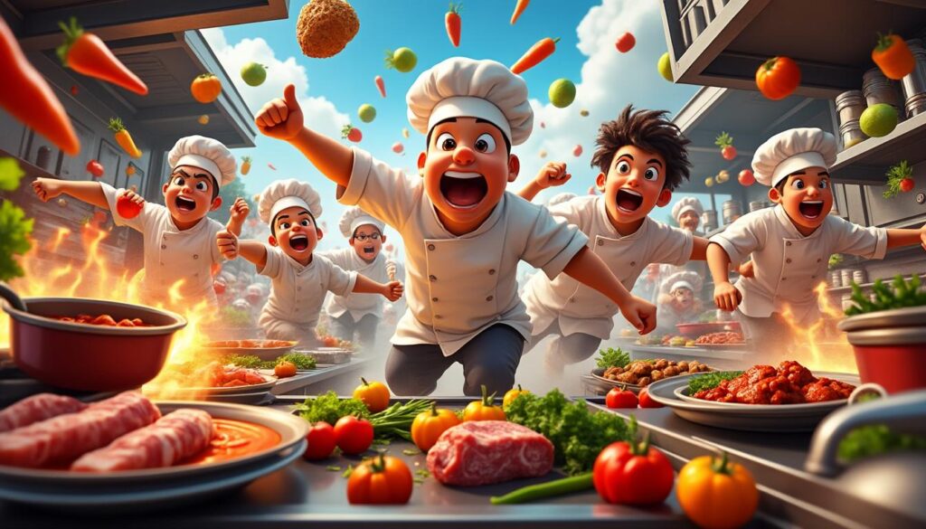 découvrez overcooked! : un jeu hilarant où chaos, cris et rires s'entremêlent parfaitement. team17 signe une expérience culinaire coopérative pleine de fun et de défis.